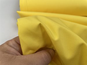 Fintrådet poplin / lærred - smuk kvalitet i gul
